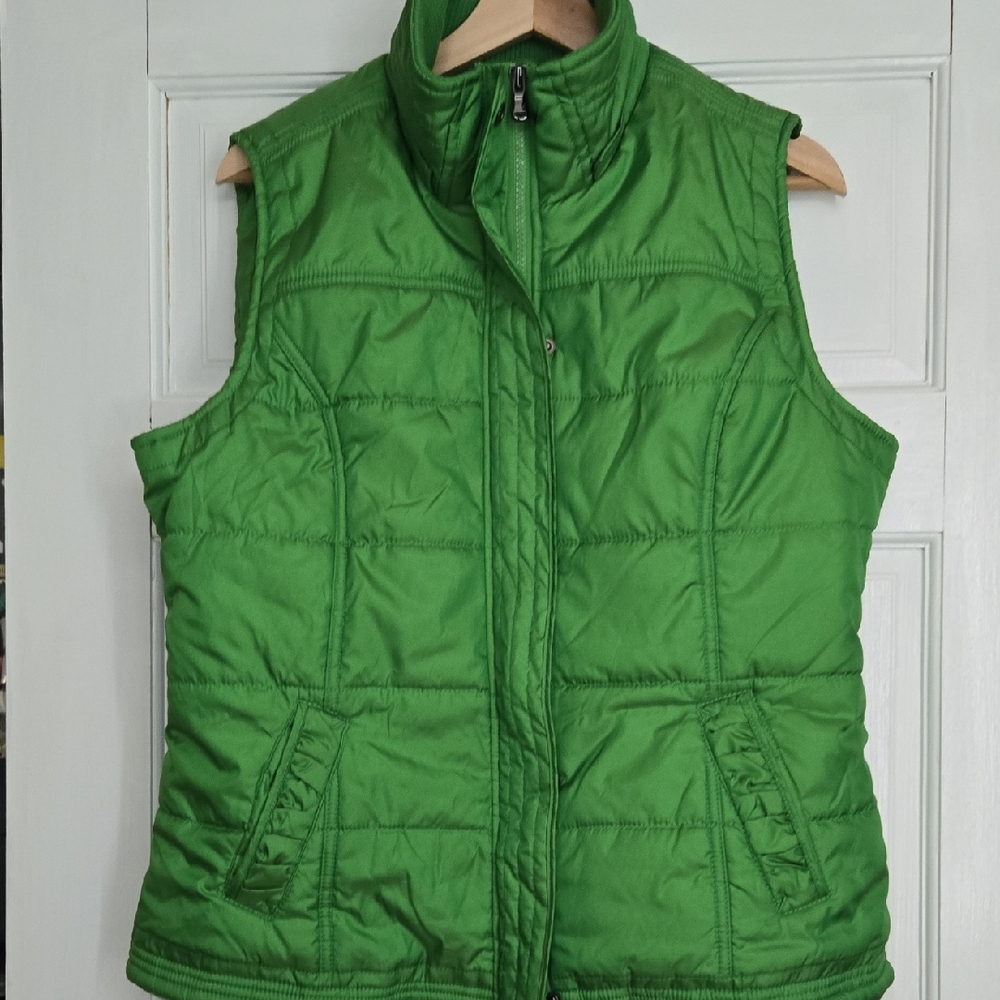 New York & Company Vibrant Green Women's Vest